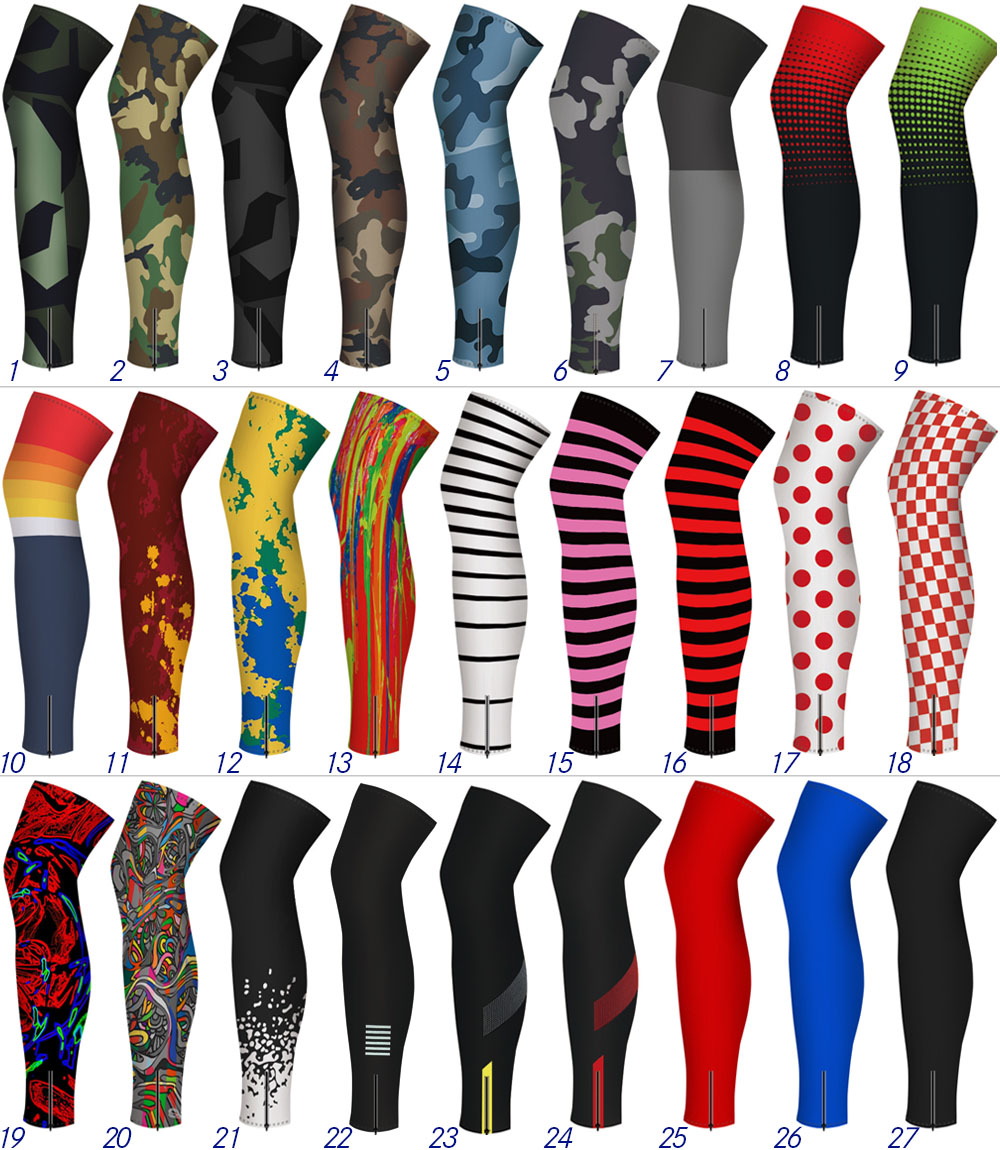 Cycling Gear Winter - Грелки для велоспорта из термофлиса, наколенник