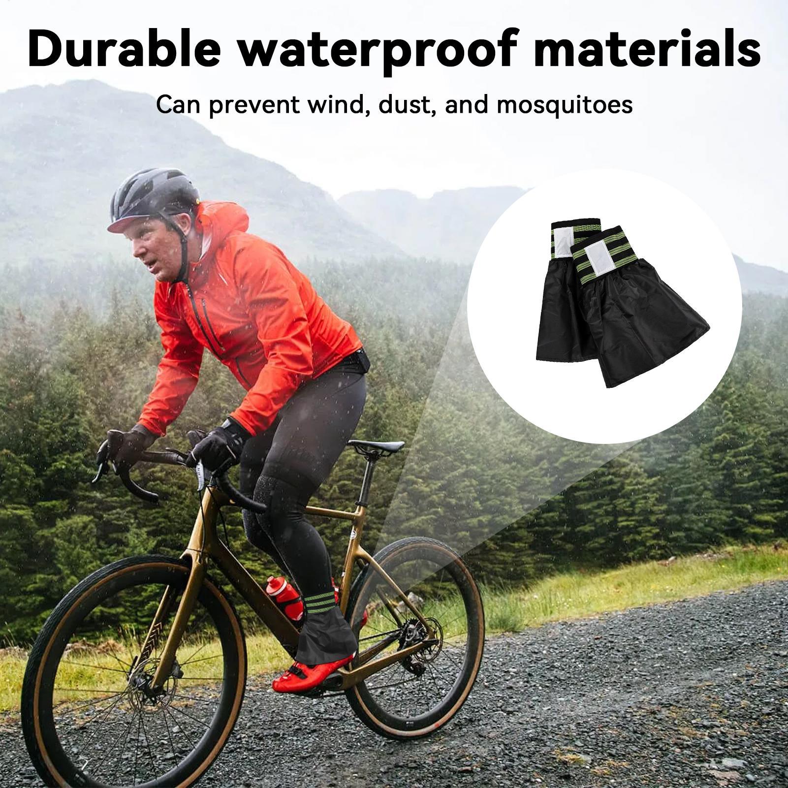 Cycling Protective Gear - Водонепроницаемые дышащие велосипедные гетры с регулируемой