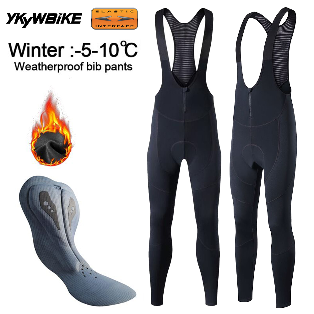 Cycling Gear Winter - Ykywbike мужские зимние термофлисовые велосипедные колготки