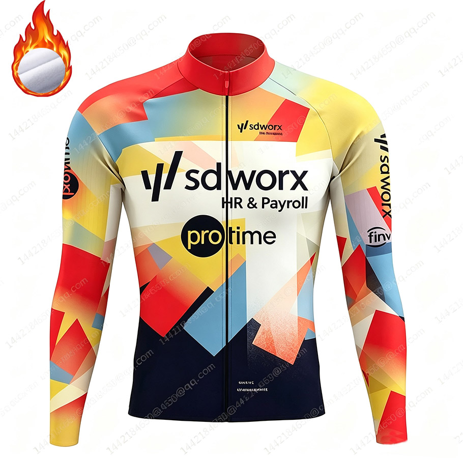 Cycling Gear Winter - Мужская велосипедная куртка из термофлиса SD