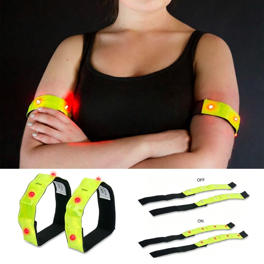 Cycling Visibility Gear - Светодиодная светоотражающая повязка на руку с