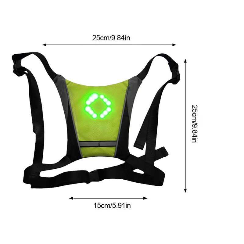 Светодиодный сигнальный жилет  – обзор и цена Cycling Visibility Gear