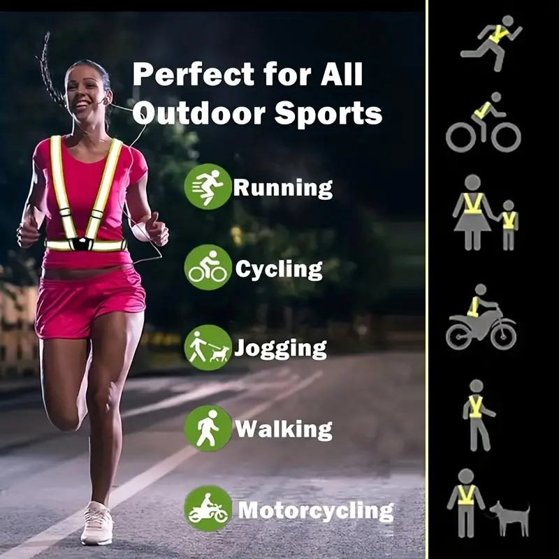 Светоотражающий жилет для бега – обзор и цена Cycling Visibility Gear