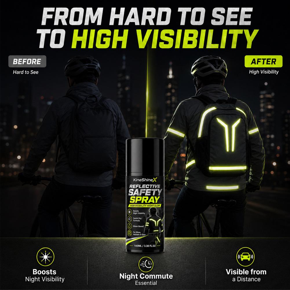 Светоотражающий спрей для безо – обзор и цена Cycling Visibility Gear