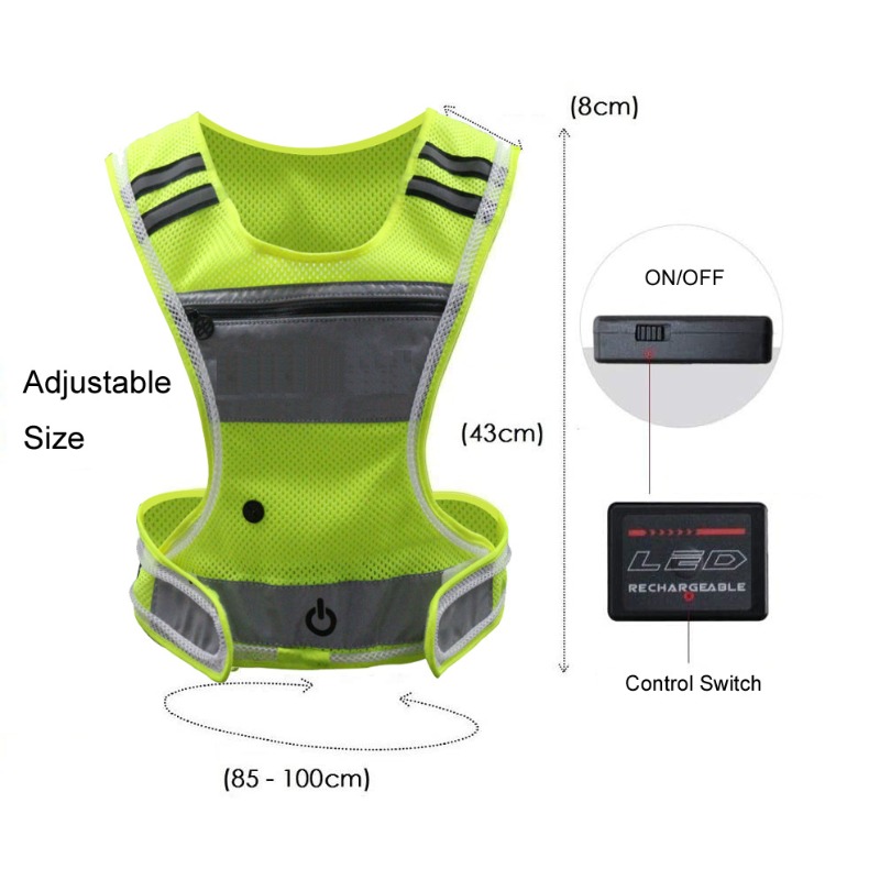 Спортивная одежда со светодиод – обзор и цена Cycling Visibility Gear
