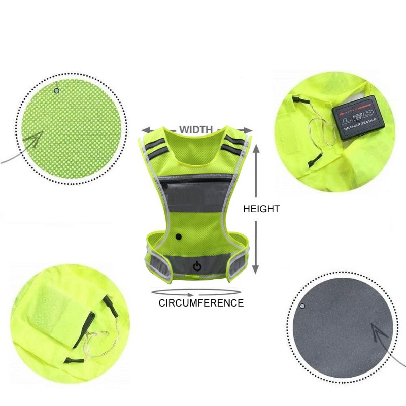 Спортивная одежда со светодиод – обзор и цена Cycling Visibility Gear