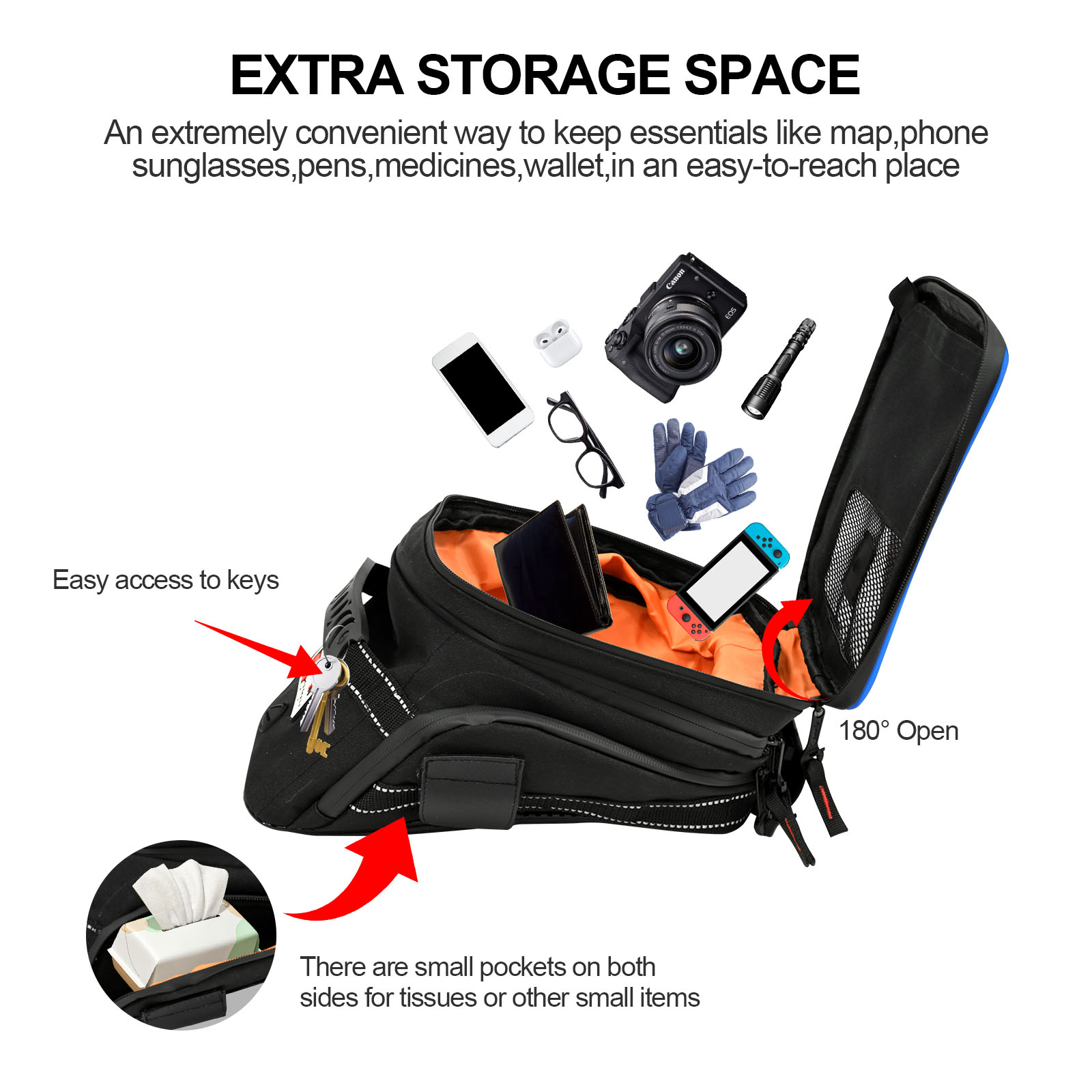 Вместительные расширяющиеся мо – обзор и цена Cycling Gear Bag
